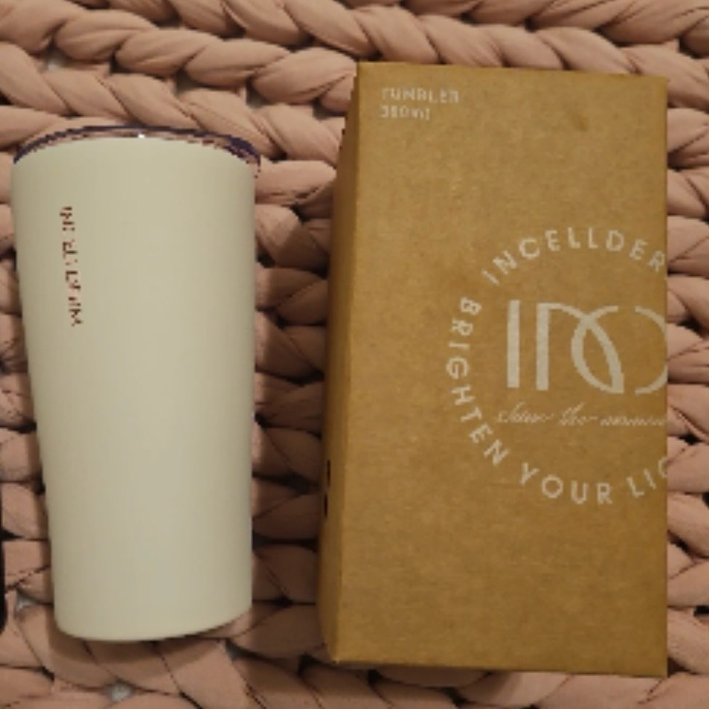 NIB Riman Incellderm Pink Tumbler 380 ml